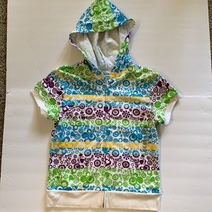 Arizona Jean Company jacket hoodie girl’s size large 14 16 New NWT short sleeve